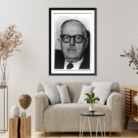 Historic Framed Print, [Bernardo Alberto Houssy, 1887-, bust portrait],  17-7/8" x 21-7/8"