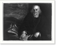 Antique Portrait - Thomas Hobbes, 1588-, half-length portrait, 1679