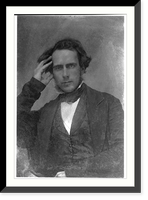 George Grover Wright, 1820-1896, head and shoulders, daguerreotype?, ca. 184-, Vintage Poster