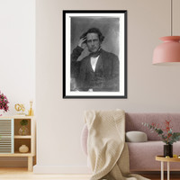 George Grover Wright, 1820-1896, head and shoulders, daguerreotype?, ca. 184-, Vintage Poster