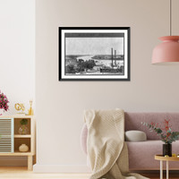 Historic Framed Print, [Photos from Brownsville, Texas and nearby Mexico],  17-7/8" x 21-7/8"