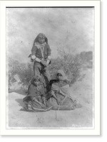 Mexican-Americans in Southwestern U.S., 1901?: 3 girls, Vintage Wall Art