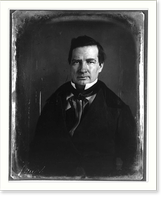 Thomas Jefferson Rusk, 1802-1856, head-and-shoulders portrait, Vintage Print