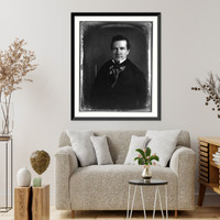 Thomas Jefferson Rusk, 1802-1856, head-and-shoulders portrait, Vintage Print