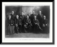 Historic Framed Print, The U.S. Supreme Court in 1911,  17-7/8" x 21-7/8"