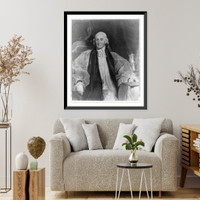 Historic Framed Print, [William White, 1748-1836, half-length portrait, seated],  17-7/8" x 21-7/8"