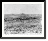 Historic Framed Print, [Custer's battlefield on Crow Agency, Montana],  17-7/8" x 21-7/8"