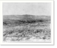 Historic Framed Print, [Custer's battlefield on Crow Agency, Montana],  17-7/8" x 21-7/8"