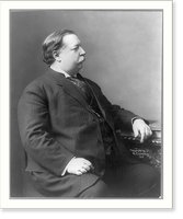 Historic Framed Print, [William Howard Taft, three-quarters length, half-right profile],  17-7/8" x 21-7/8"