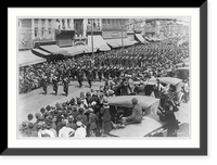 French blue jackets on parade, Norfolk, Va, Antique Poster