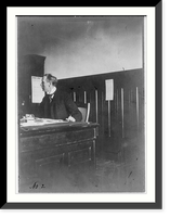 Perry Sanford Heath, 1857-1927, half-length portrait, seated at desk Classic, Vintage Wall Art
