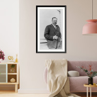 Robert Low Bacon, 1884-1938, three-quarter length portrait, standing, facing right, Historic Print