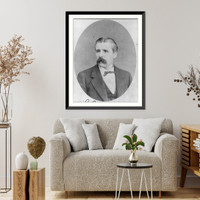 Luigi Palma di Cesnola, 1832-1904, head-and-shoulders portrait, Historic Print