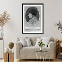 Albrecht von Haller, 1708-1777, bust portrait, profile, Historic Reproduction
