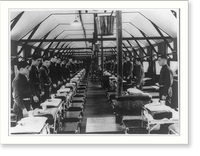 Civilian Conservation Corps camp activities, ca. 1935: enrollees lined-up for barracks insp. Classic, Vintage Wall Art
