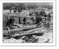U.S. Civilian Conservation Corps, 1935-1940: building construction activity, Vintage Wall Art