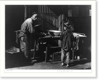 Historic Framed Print, [San Francisco Chinatown, 1895-1900(?): man and boy working at outdoor laundry],  17-7/8" x 21-7/8"
