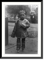 Historic Framed Print, [San Francisco Chinatown, 1895-1900(?): holiday finery" - child in holiday attire]",  17-7/8" x 21-7/8"