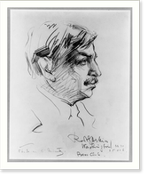 Pierre Jean Marie Laval, 1833-1945, head portrait, profile, Vintage Poster