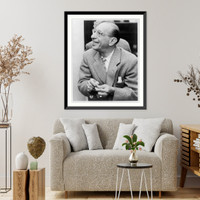 Igor Stravinsky, 1882-1971, half-length portrait, winding watch Classic, Vintage Print