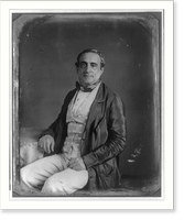 Narciso Lopez, 1789-1851, three quarter-length portrait, seated, Vintage Wall Art