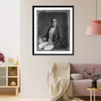 Narciso Lopez, 1789-1851, three quarter-length portrait, seated, Vintage Wall Art