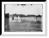 Historic Framed Print, Togo reviews cadets. West Point,  17-7/8" x 21-7/8"