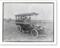 Historic Framed Print, Auto telegraph car, no. 2,  17-7/8" x 21-7/8"