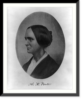 Abby (Kelley) Foster, 1810-1887; bust, Vintage Wall Art