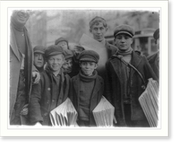 Selling on Main Street in the afternoon hours. The majority sell no later than 7 P.M. Location: Buffalo, New York (State), Antique Print