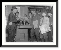 Historic Framed Print, Burns Basement Branch. A dark dirty cellar, 3518 Evans Ave. See photo 1460. St. Louis, Mo. May 1910. Location: St. Louis, Missouri.,  17-7/8" x 21-7/8"