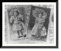 Mildred Taylor (4 yrs.) and Dorothia (3 yrs.) full, standing, Antique Print