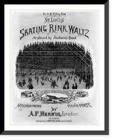 Vintage Photo Print - St. Louis - skating rink waltz