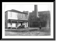 The Mill School" at Avondale. The mill gate is but a few feet to the right of the photo and the employees pass through the school yard continually, Antique Poster