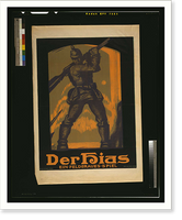 Historic Framed Print, Der Hias ein feldgraues Spiel. W. Ditz 17.,  17-7/8" x 21-7/8"