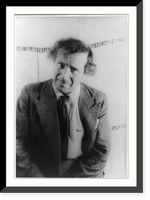 Historic Framed Print, [Portrait of Marc Chagall],  17-7/8" x 21-7/8"