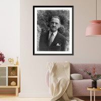 Historic Framed Print, [Portrait of W. Somerset Maugham],  17-7/8" x 21-7/8"