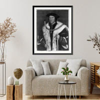 Norfolk, Thomas Howard, 3rd Duke of, 1473-1554, half-length portrait, Vintage Poster