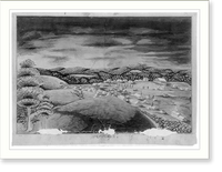 Historic Framed Print, Potosi"",  17-7/8" x 21-7/8"