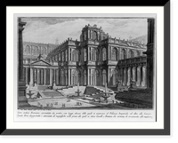 Historic Framed Print, [Portico of ancient Roman forum],  17-7/8" x 21-7/8"