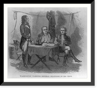Washington warning General Braddock in his tent Classic, Vintage Wall Art