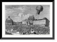 Exp&eacute;rience a&euml;rostatique faite &agrave; Versailles le 19 septembre 1783 en pr&eacute;sence de leurs Majest&eacute;s, de la famille royale et de plus de 130 milles spectateurs par Mrs. Cl