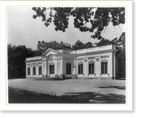 Historic Framed Print, [Amalienburg, second retreat house at Nymphenburg Palace, Munich, Germany; full, front],  17-7/8" x 21-7/8"