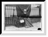 Historic Framed Print, Beggar, Hoboken,  17-7/8" x 21-7/8"