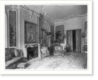 The Townsend house, home of Sumner Welles, now the Cosmos Club, 2121 Massachusetts Ave., N.W., Washington, D.C.- interior view of richly decorated and furnished residence Heritage Wall Art Print