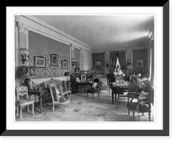 The Townsend house, home of Sumner Welles, now the Cosmos Club, 2121 Massachusetts Ave., N.W., Wash., D.C. - exterior and interior views of richly decorated and furnished residence Antique Wall Art