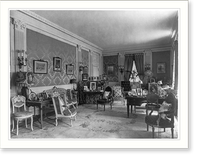 The Townsend house, home of Sumner Welles, now the Cosmos Club, 2121 Massachusetts Ave., N.W., Wash., D.C. - exterior and interior views of richly decorated and furnished residence Antique Wall Art