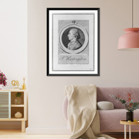 Historic Framed Print, S. Huntingdon [sic].drawn from the life by Du Simitier in Philadelphia ; engraved by B.L. Prevost at Paris.,  17-7/8" x 21-7/8"