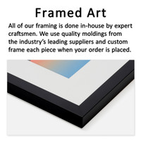 Historic Framed Print, The Bridge,  17-7/8" x 21-7/8"