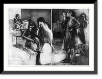 Closed ward no. 12. (diptych), Historic Print